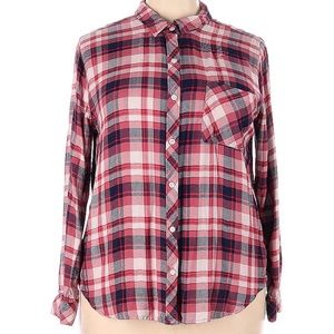 Time & Tru red plaid flannel XXXL 22